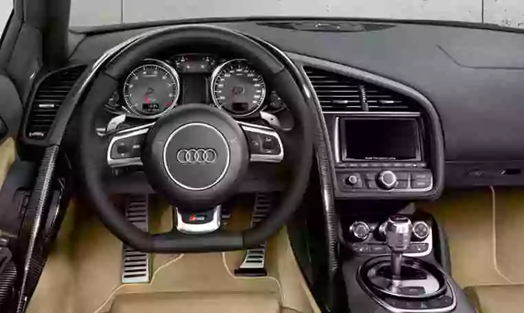 Rent A Audi R8 Spyder Dubai Airport 